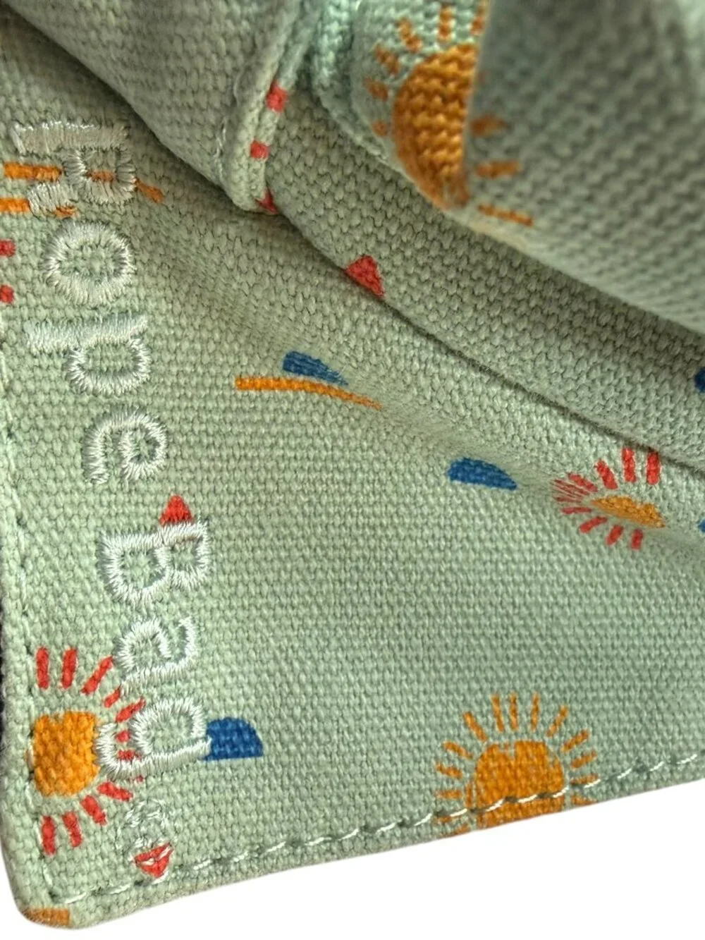 KAVU Backpack Rope Bag Sling Style Sun Print.  Zip Pockets
